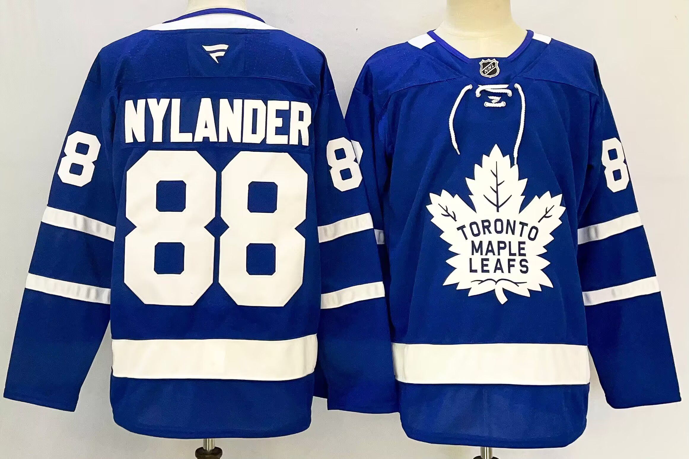 Men Toronto Maple Leafs 88 Nylander Blue 2025 Home Premier Player NHL Jersey